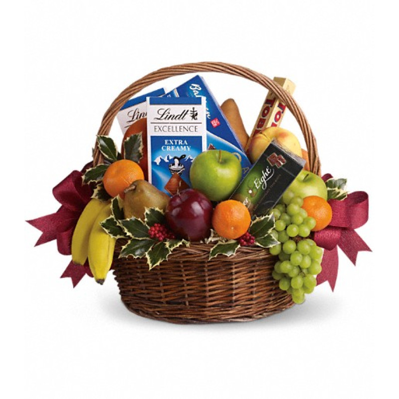 Sweets & Treats Christmas Basket - Same Day Delivery