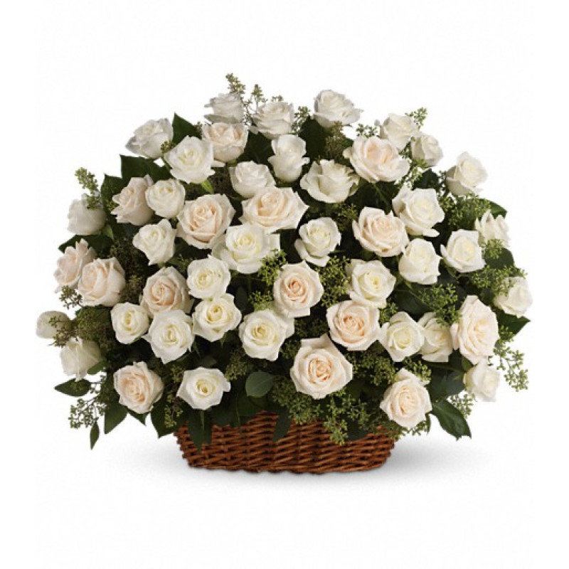 Bountiful Rose Basket - Same Day Delivery