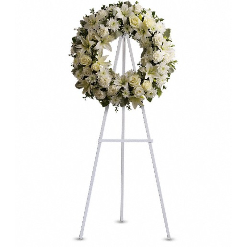 Serenity Wreath - Same Day Delivery