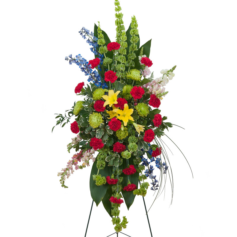 Treasured Celebration Standing Spray - Same Day Delivery