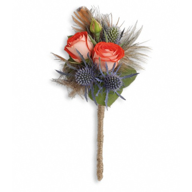Boho Dreams Boutonniere - Same Day Delivery