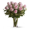 A Dozen Pink Roses: Fancy